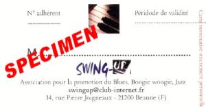 Association Swing-up | Cotisation standard 20 €